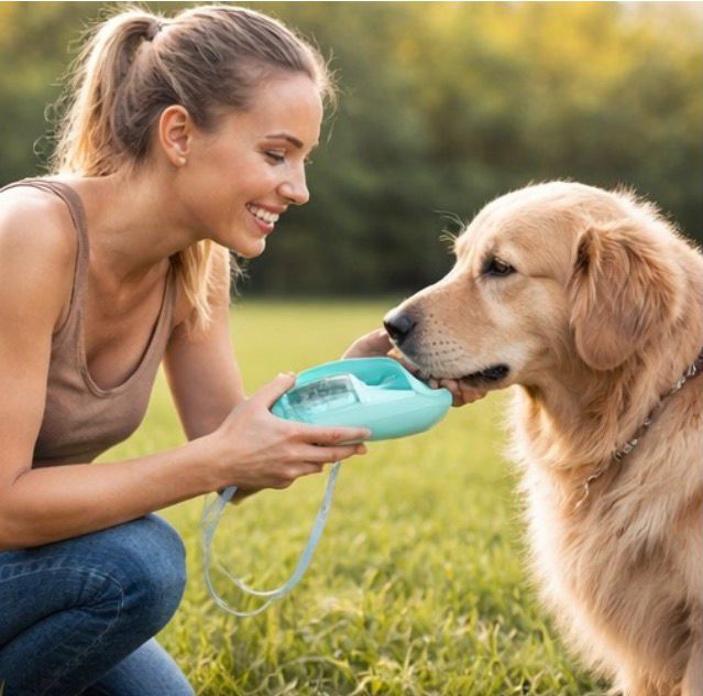 Bouteille d’eau portable pour chien