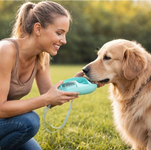 Bouteille d’eau portable pour chien